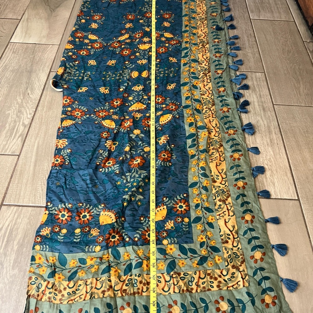 Natural Life Blue Floral Kimono NEW - Picture 5 of 13